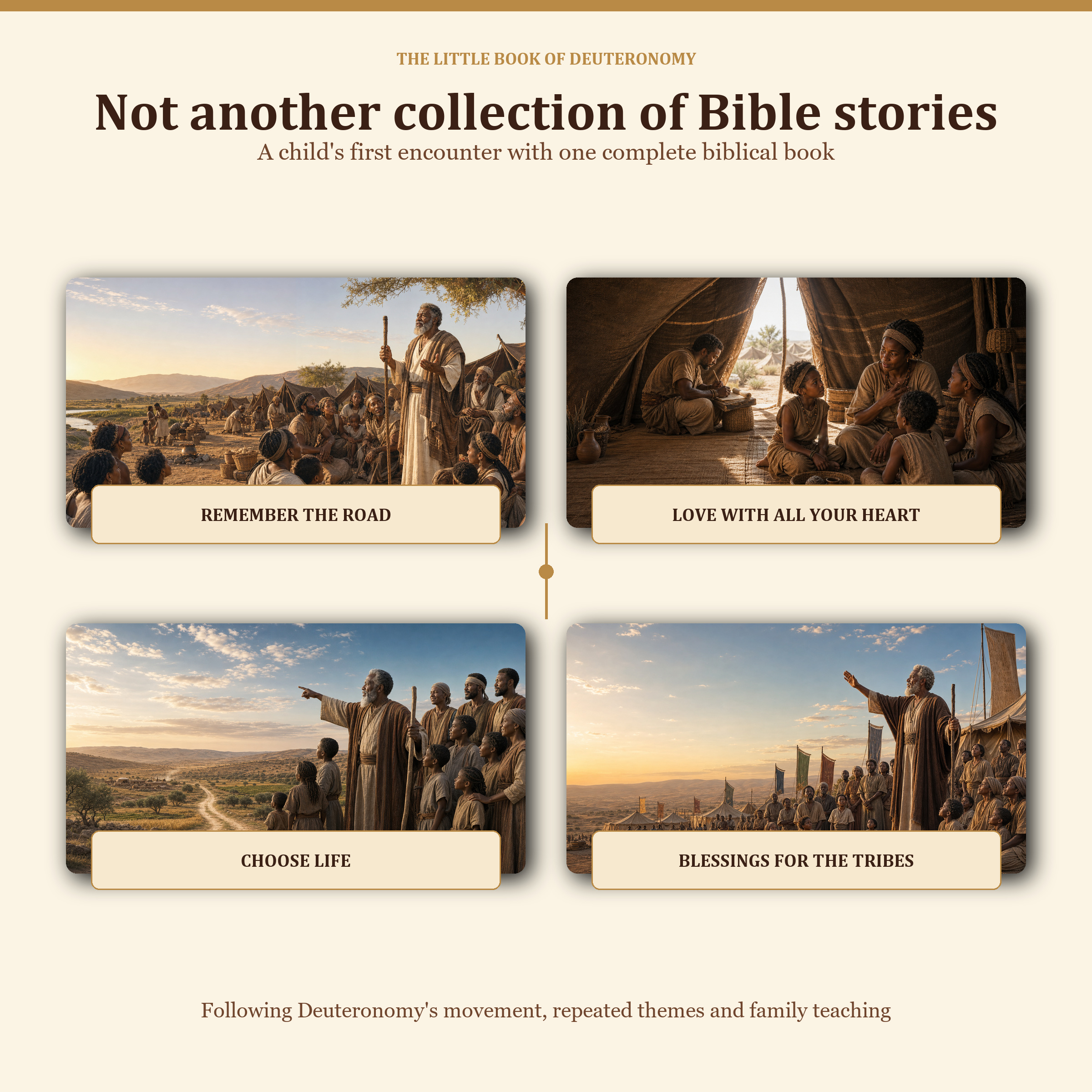 Actual pages showing Deuteronomy's movement and repeated themes.